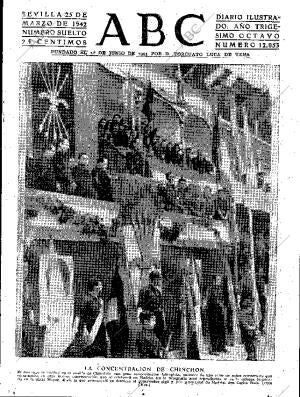ABC SEVILLA 25-03-1942