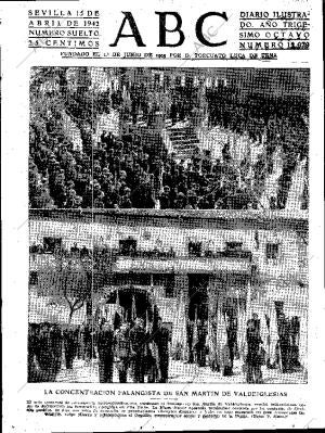 ABC SEVILLA 15-04-1942