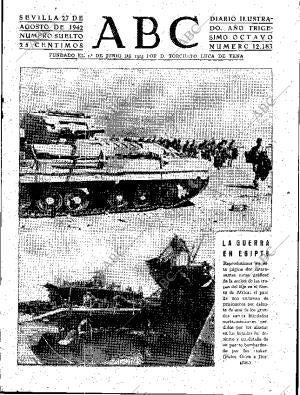 ABC SEVILLA 27-08-1942