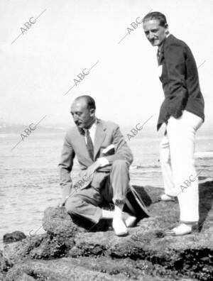 En la playa de Bastiagueiro (La Coruña)