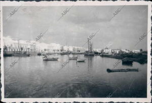 Vista del puerto de Ayamonte (Huelva)