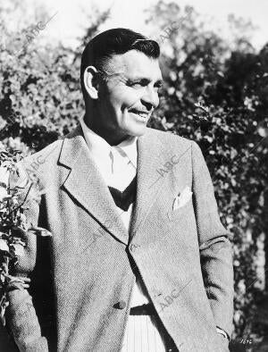 El actor Clark Gable