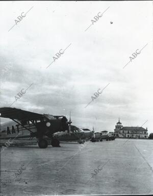 El aeropuerto de Cuatro Vientos de Madrid en una imagen sin datar