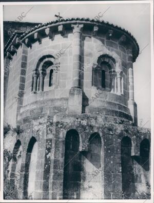 Colegiata de san Juan de Caaveiro, detalle del ábside