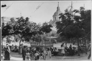 Vista de una parte de el escorial