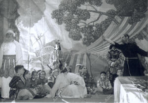 Teatro en el colegio Portacoeli, en los Cincuenta - fecha Aprox
