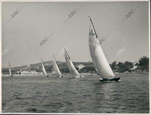 Regatas en la bahía de S'Agaró