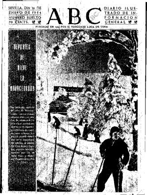 ABC SEVILLA 14-01-1954