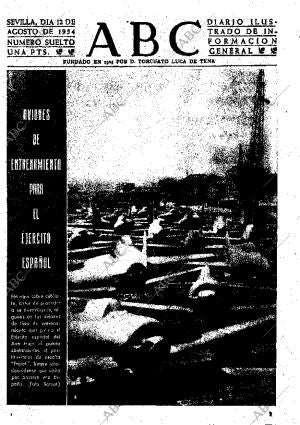 ABC SEVILLA 12-08-1954