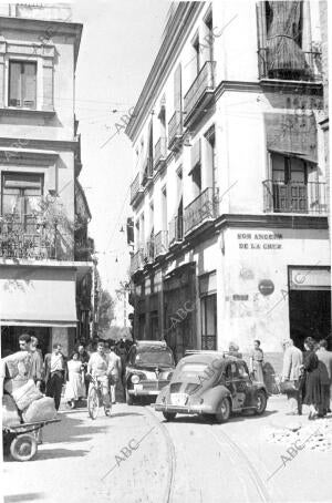 Este es el acceso a la calle Imagen por la plaza de San Pedro