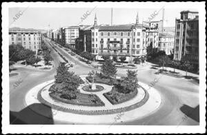 Pamplona: plaza del príncipe de Viana (1956)