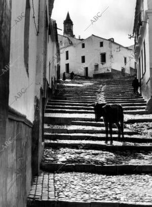 Calle del pueblo malagueño de Ardales (Málaga)