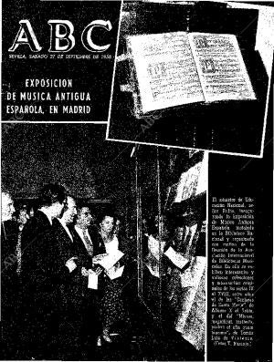 ABC SEVILLA 27-09-1958
