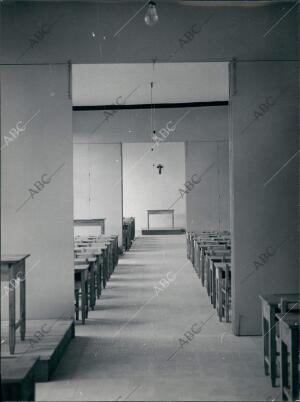 Inauguración de la Escuela-Hogar, un convento y una iglesia en el pueblo de las...