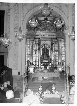 altar de la Vírgen de los Reyes en la catedral de Madrid