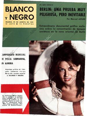 BLANCO Y NEGRO MADRID 26-08-1961
