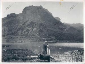 Parque nacional de Covadonga. Macizo de Cornion. La laguna de la Ercina