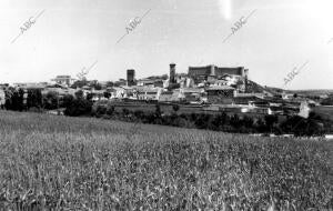 Vista Panorámica del pueblo Maqueda (Toledo)