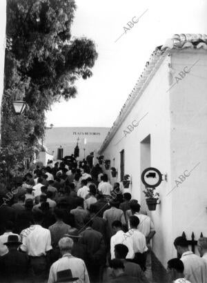 Entrada A la plaza de Toros del pueblo Mijas (Málaga)