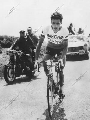 Bahamontes en la subida al Tourmalet en el Tour de Francia de 1963