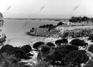 Vista de la playa de los Capellanes en Salou (Tarragona)