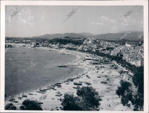 Panorámica de la playa de Blanes