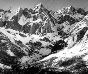 Vista del macizo oriental de los Picos de Europa