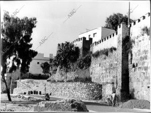 Muralla en Marbella (Málaga)