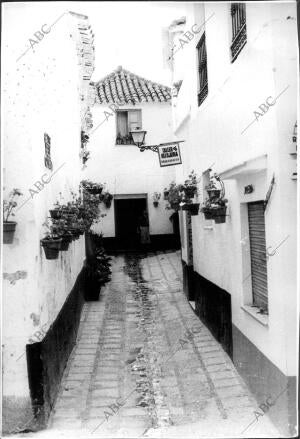 Vista de una calle de Marbella