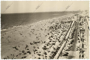 Vistas de la playa de la Victoria