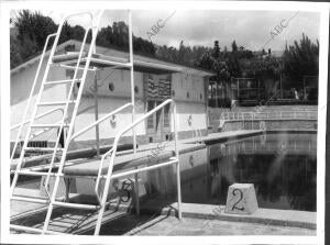Piscinas del colegio Alfonso Xii en san Lorenzo del Escorial