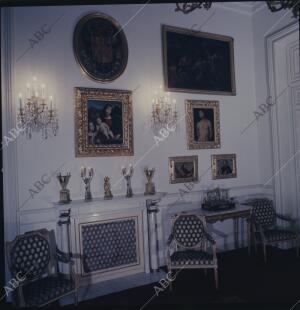 Vista del conocido como salón de Carlos IV, llamado así por el estilo de su...