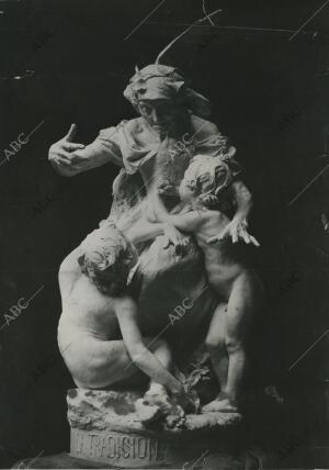 Escultura de Agustín Querol «La traición»