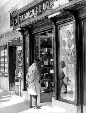 Tienda de Gorras de la calle Postas en Madrid