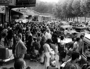 Masivo retorno de las vacaciones de verano en la Estación del Norte