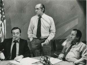 Ismael Merlo con Jesús Puente y Rafael Alonso en la versión que de "Doce hombres...