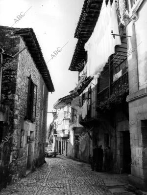 Una de las Calles del pueblo Santillana del Mar (Cantabria)