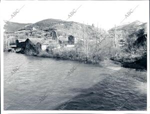 Pantano de la localidad de Huelde, en la comarca de Riaño