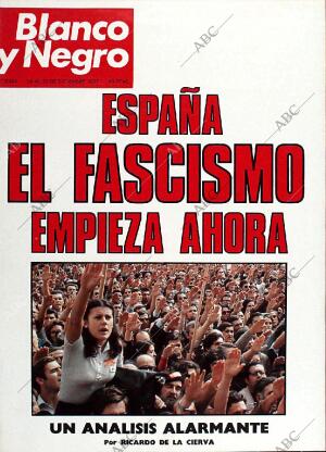 BLANCO Y NEGRO MADRID 14-12-1977