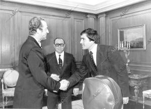 Juan Carlos I recibe a Severiano Ballesteros