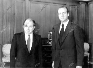 Juan Carlos I y Jordi Pujol Soley