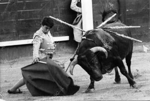 Pase de muleta de El Yiyo