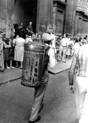 Barquillero en las fiestas de San cayetano y La Paloma