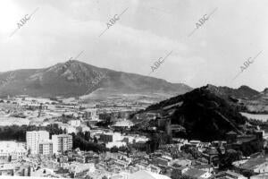 Vista general del pueblo de Estella (Navarra)