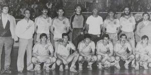 Plantilla del michelín Valladolid de la temporada 82-83, Entrenada por José...