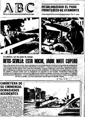 ABC SEVILLA 23-02-1983