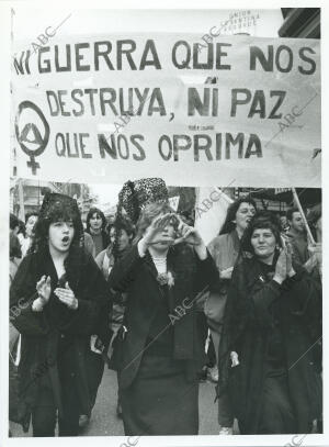 Manifestación anti OTAN en Madrid