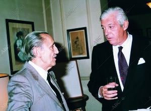 Cena en la casa de Abc en honor de Nuria Espert