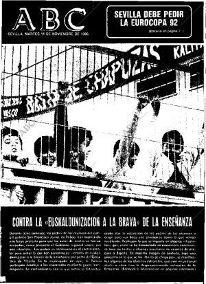 ABC SEVILLA 11-11-1986