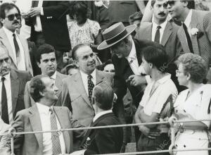 S.M. el Rey D. Juan Carlos en la corrida de la prensa